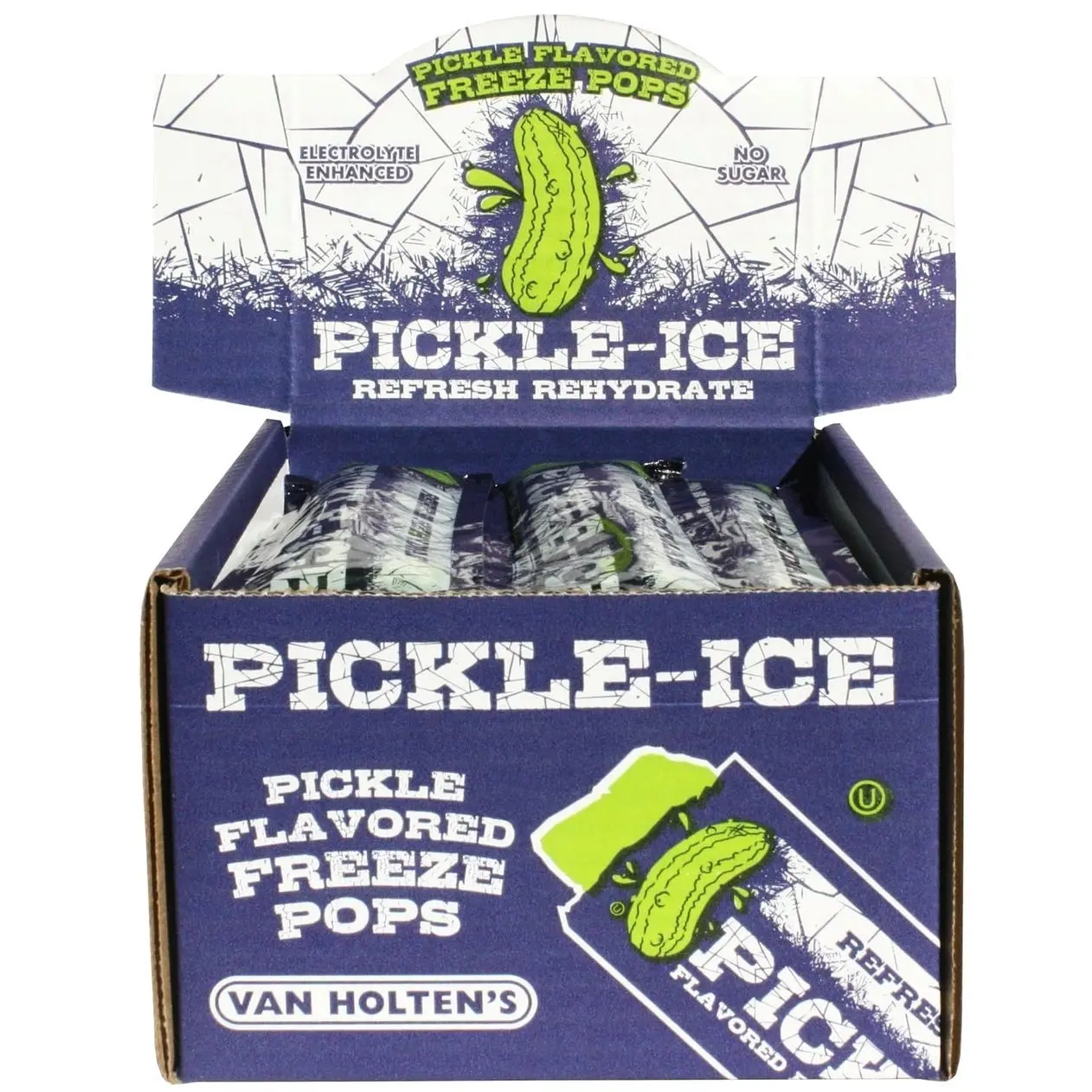 Van Holten's Pickles - Pickle-Ice Freeze Pops - 24 Pack