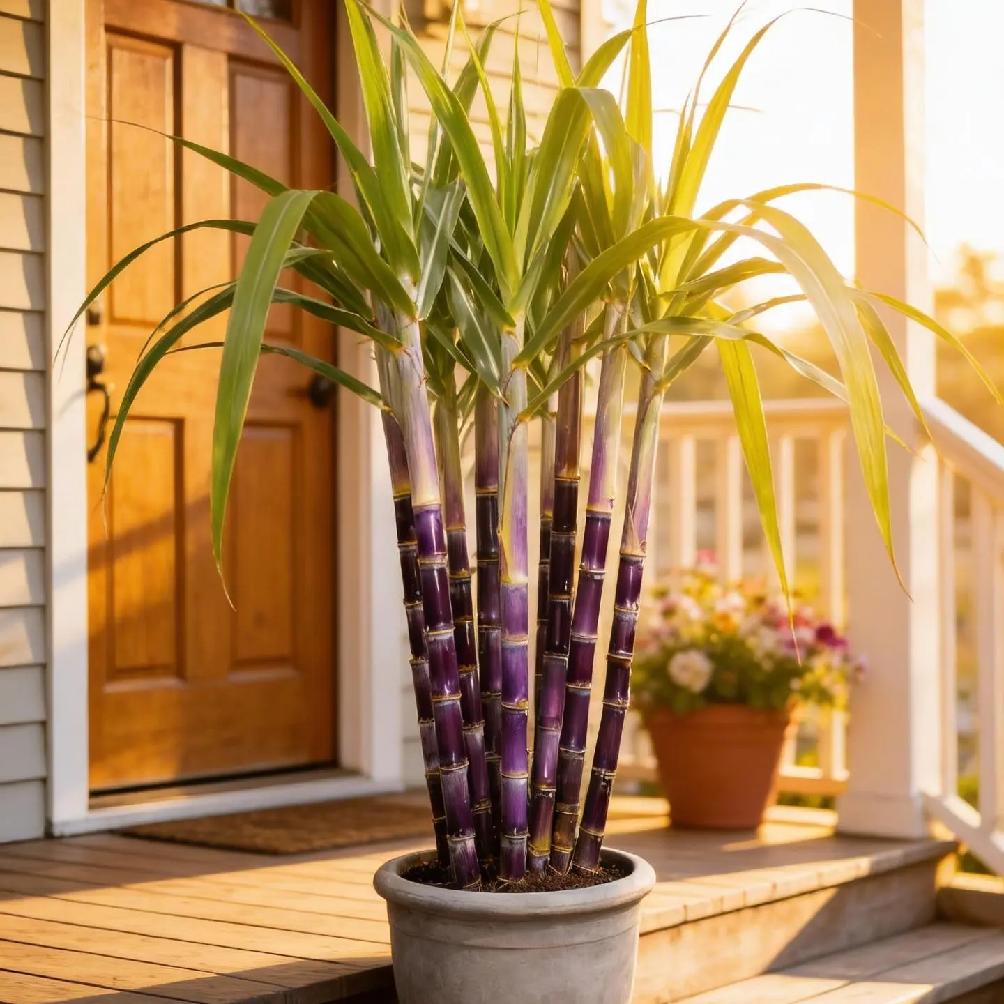 With a refreshing and sweet taste, sugarcane seeds are easy to germinate and grow, making them an ideal choice for home fruit tree planting.