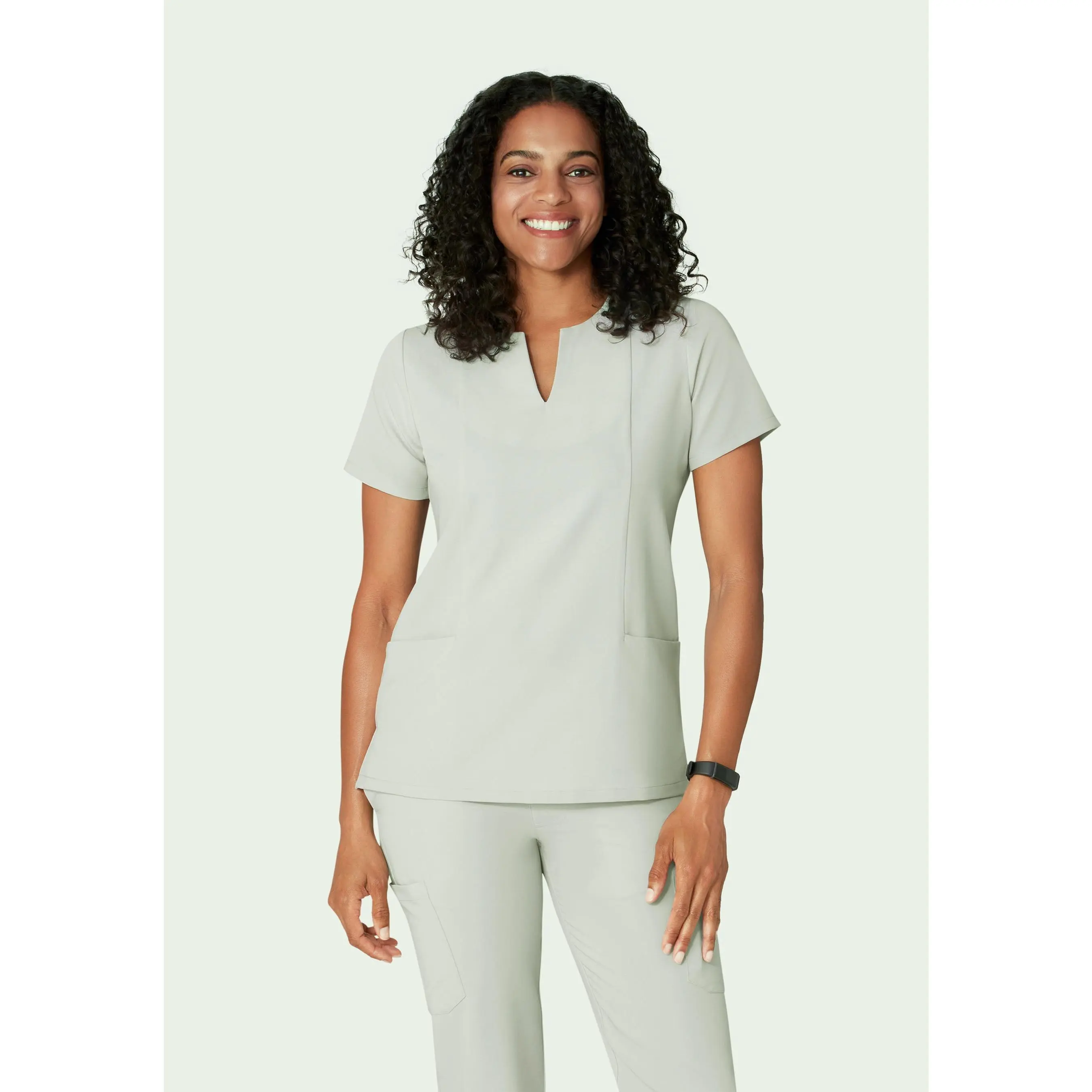 5 Pocket Notch Neck Top Northern Droplet