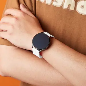 Silicone Magnetic Buckle Watch Band, Casual Business Sports Strap, Fits Samsung Huawei Xiaomi Garmin Smart Watches, Watch Accessories