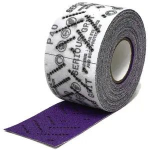 Ceramic Multi-Hole Hook & Loop Sandpaper Rolls