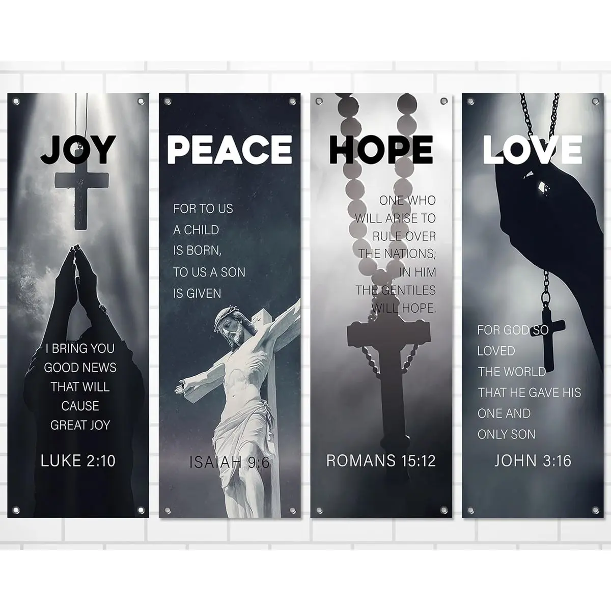 Christmas Black White