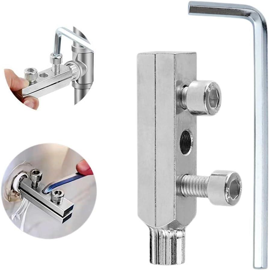 Screw Removal Tool,Broken Head Screw Extractor Faucet Angle Valve Wire Extractor for Sink Valve,Pipe Extractor Set,Easy Out Allen Screw.