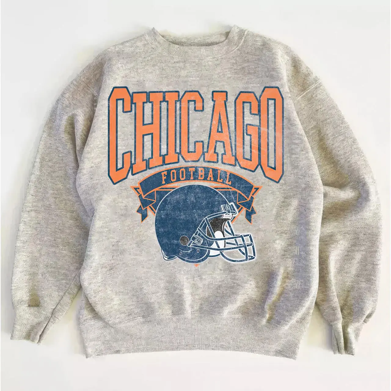 Bears 90s Vintage Football Sweatshirt, Cute Crop Top Graphic Fan Shirt