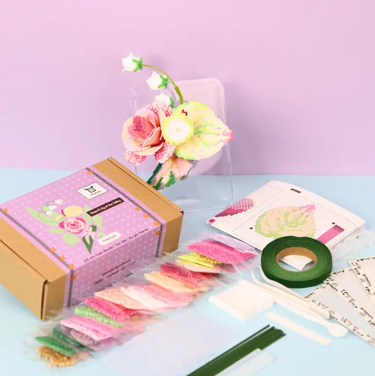 2.6mm PixieCraft Mother's Day Gifts Rose Collection Rose & Lily of the Valley | Rose & Calla Lily