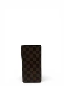 Pre-owned Louis Vuitton COATED CANVAS Small Leather Goods DAMIER EBENE BILLFOLD WALLET