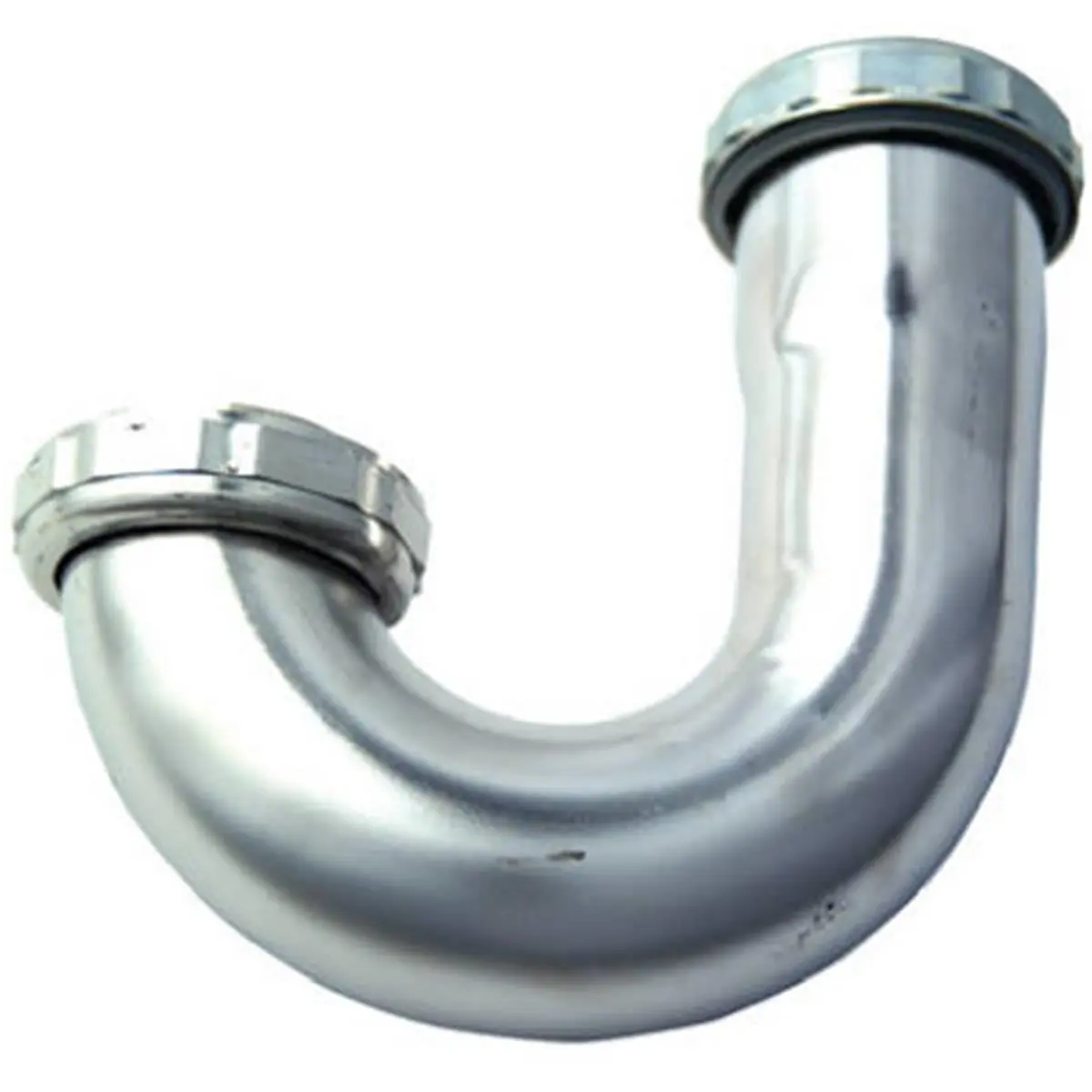 212 MAIN Chrome-Plated Brass U-Shaped Drain Trap (1.5 in.) for Sailing Vessel Kitchen & Bathroom Sinks, Includes Nuts & Washers, Kitchen Sinks
