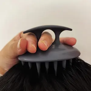 Japanese-style soft rubber shampoo comb, scalp massage comb, head meridian shampoo brush, shampoo comb, scratching and cleaning tool