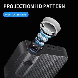 Laser Door Projection Lights - New Crystal City Welcome Light, Custom Decorative Floor Lights (Batteries not included)