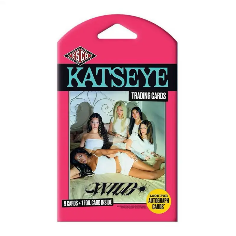 2026 ESCO x KATSEYE "WILD" Trading Cards Hanger Pack