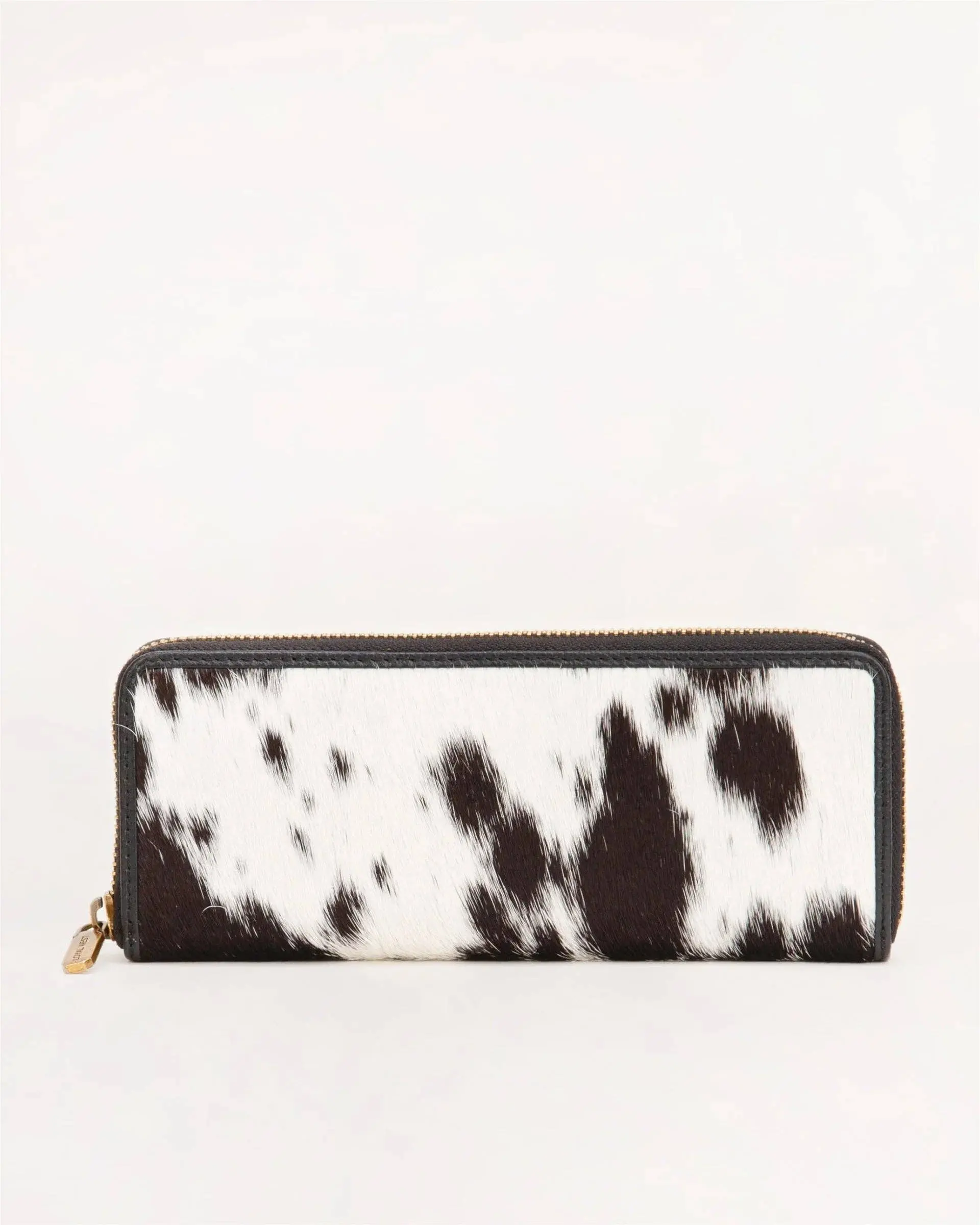 Loyal West Ranch Road Cowhide Jewelry Organiser - Letter, Black & White Cowhide Jewelry Storage Case