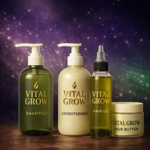 Vital Grow Hair Set for Natural Curly Hair.