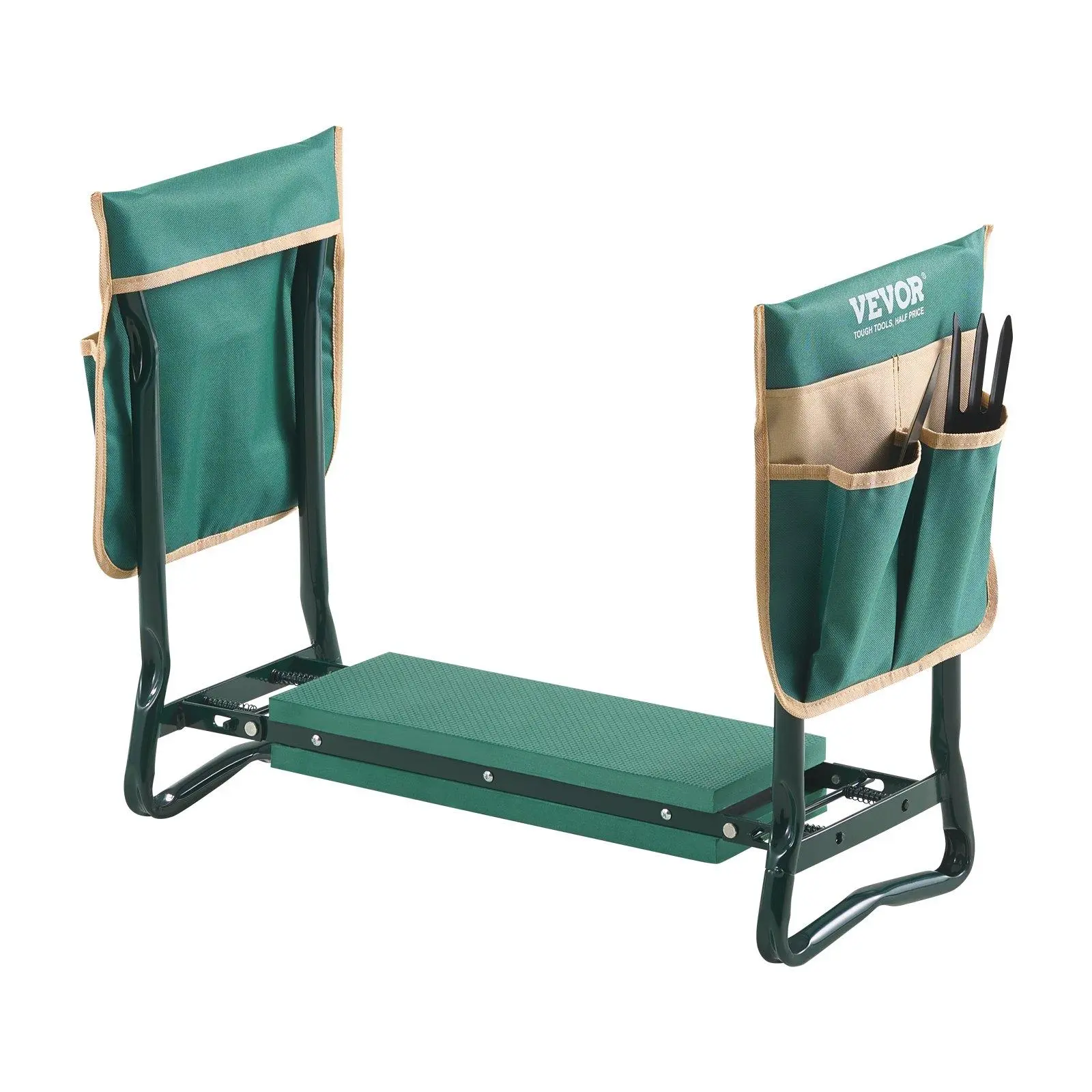 【summerfinds】VEVOR Garden Kneeler and Seat 6" EVA Pad Folding Garden Stool Heavy Duty Garden Bench