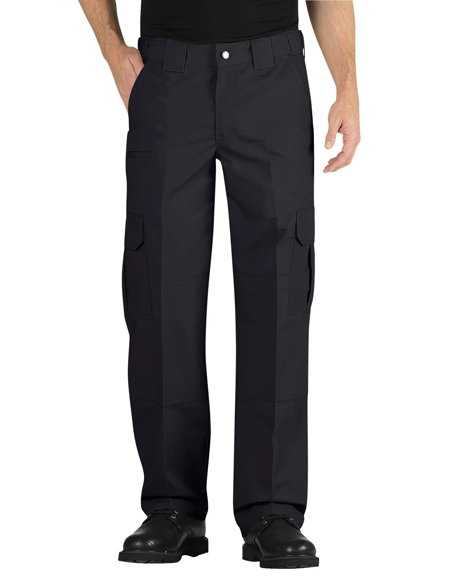 Dickies Men's Lightweight Ripstop Tactical Cargo Pants - Belt-Included, Expandable, Triple Grip, Durable Dupont Teflon Fabric, Multiple Pockets, Double Reinforced Inside Pocket, Double Seat, Plain, Midnight, 32 30, for Sports & Outdoor Professional Use, O