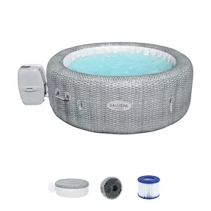 Bestway SaluSpa Honolulu AirJet Inflatable Hot Tub with EnergySense Cover