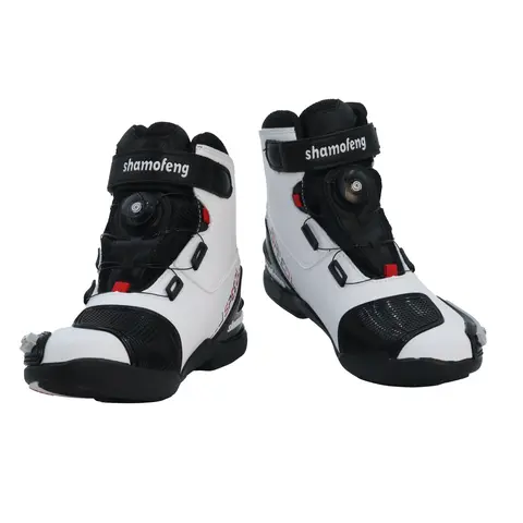 SHAMOFENG Minimalist Men's Biker Bike Shoes - Waterproof Sports Cycle Shoes, Anti-Slip Rubber Outsole, Armor-Like Impact Protection, Quick-Adjust Buckle, All Seasons, Customized Tightness, All-Terrain Grip on Gravel/Dirt