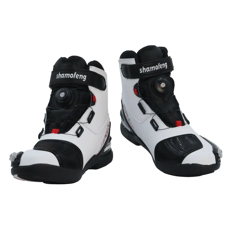 SHAMOFENG Minimalist Men's Biker Bike Shoes - Waterproof Sports Cycle Shoes, Anti-Slip Rubber Outsole, Armor-Like Impact Protection, Quick-Adjust Buckle, All Seasons, Customized Tightness, All-Terrain Grip on Gravel/Dirt