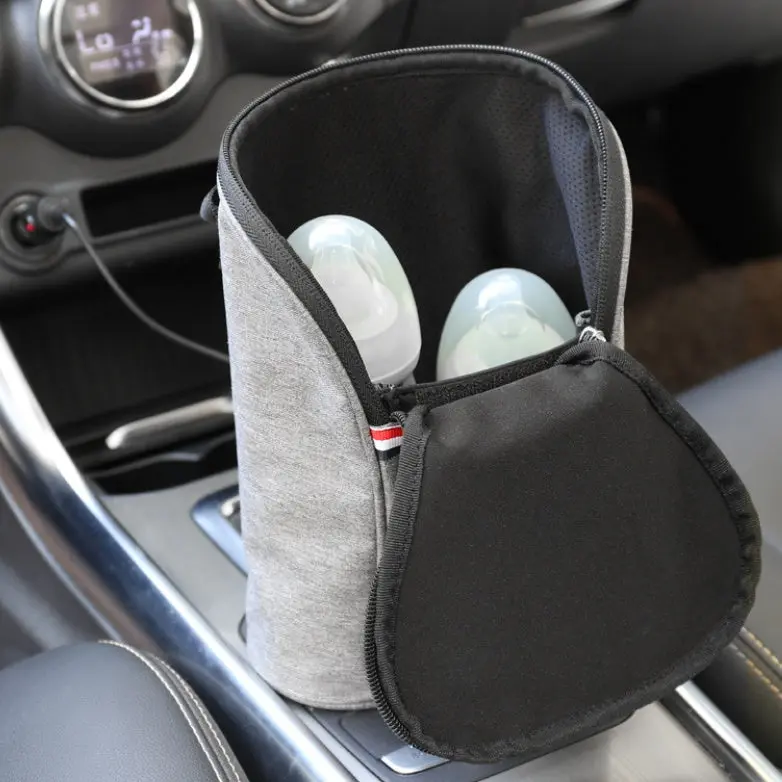 Portable Baby Bottle Bag - USB Powered Heating & Water-Resistant Design for Easy On-The-Go Feedings - Lightweight & Stylish for Strollers & Diaper Bags