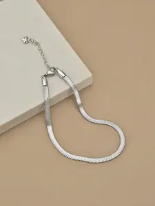 Women's Stainless Steel Anklet Chain, Elegant Classic Design Jewelry Accessory for Women & Girls