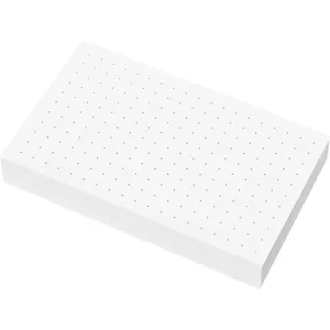 Set of 50 Dot Grid Graph Index Cards (3-x-5-inch)