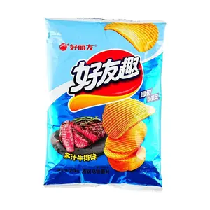 ORION.CN Thick Cut Potato Chips Juicy Beef Flavor 70g - Delicious Snack for Friends