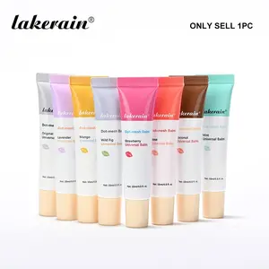 Moisturizing Tinted Lip Balm, Deep Nourishing & Hydrating Lip Moisturizer, All-in-One Moisturizer for Lips & Dry Skin, Rich Color & Fruit Scents, Travel Kit​, Suitable for All Skin Types, 8 Flavor Optional