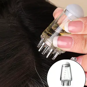 Mini Oil Comb, Scalp Massager, Hair Growth Essence Brush, Essential Oil Applicator, Precise Liquid Delivery for Root Care, Scalp Stimulator, Head Massagers