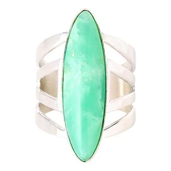 Mine Finds by Jay King Sterling Silver Green Opal Ring