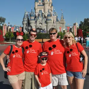 Family Trip Matching Tees for Family, Youth & Adult Magic Kingdom Vacation Shirt, Vintage 2025 Trip Shirt, Gift for Family, Graphic Tee