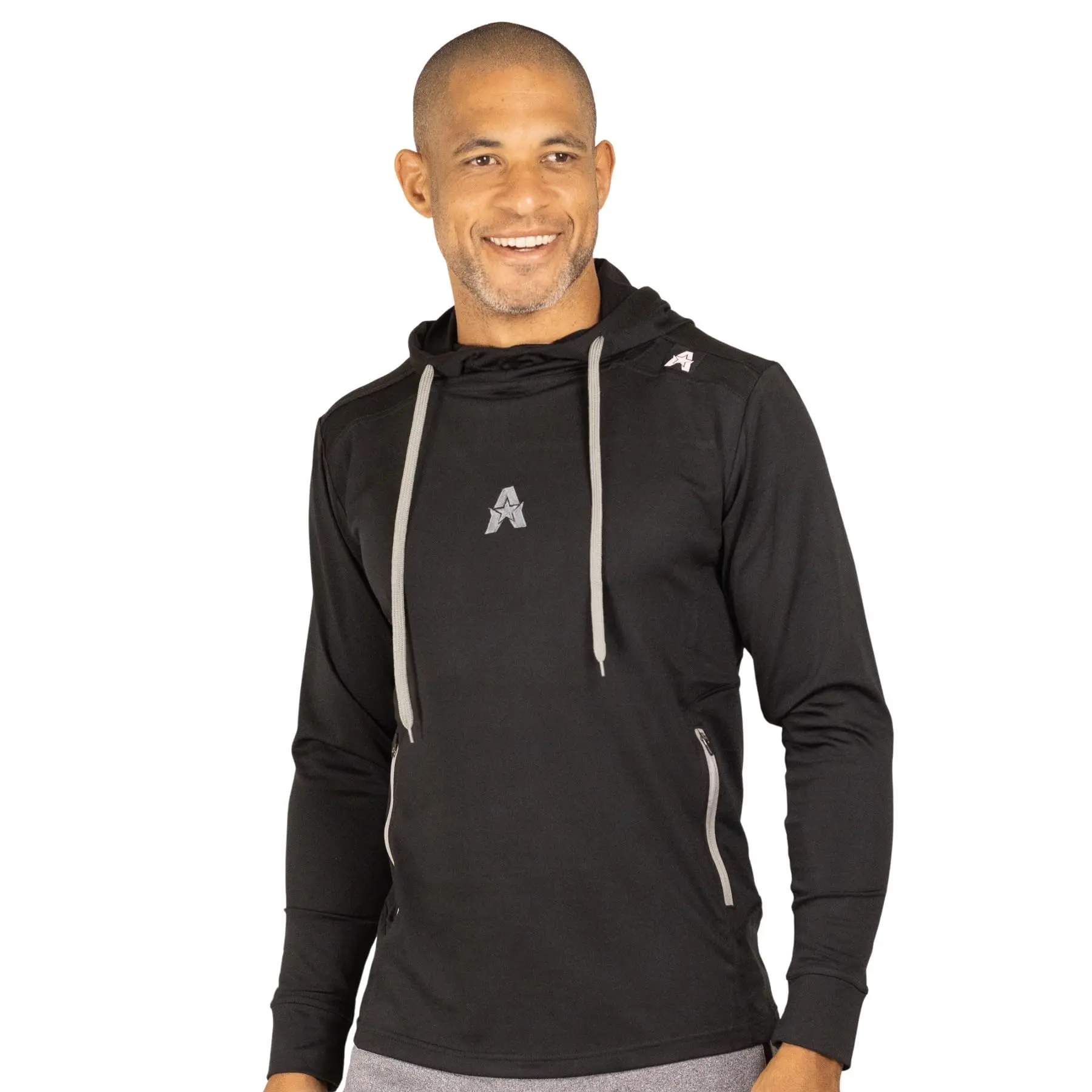 Anthem Athletics Hyperflex Men's Workout Hoodie 2.0 - Lightweight & Moisture Wicking with Zipper Pockets for Running, Athletic & Gym Training