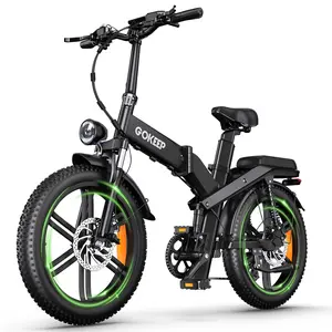 Electric Bike for Adults,Peak 1000W Electric Bicycle with 48V 13.5AH/7.8AH Dual Removable Battery,Max Range 40-62 Miles,20MPH,Foldable Electric Bicycle with 20" *4" Fat Tire,All Terrain