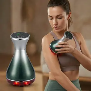 Rechargeable Handheld Massager Heat Vibration Full Body Muscle Relief Neck Back Waist Leg Care#HandheldMassager #HeatedMassager #FullBodyCare #MuscleRelax #PortableMassage #WellnessGift