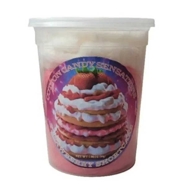 Strawberry Shortcake Gourmet Cotton Candy - Cotton Candy Sensations 200+ Flavors