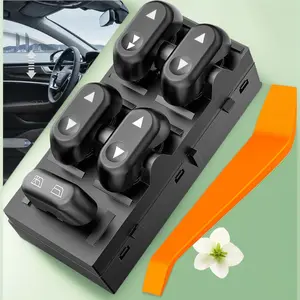 Power Master Window Switch Compatible with 2007 2008 2009 2010 2011 2012 2013 Chevy Silverado 1500 2500HD 3500HD GMC Sierra Yukon 2009-2016 Chevy Traverse Replacement Button Windows Switches