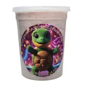 Turtle Cake Gourmet Cotton Candy - Cotton Candy Sensations 200+ Flavors - Chocolate, Caramel and Peanut Butter