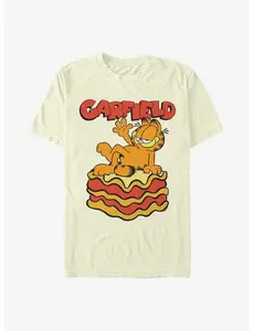 Garfield King Of Lasagna T-Shirt, Garfield Funny T-shirt, Vintage Cartoon T-shirt, Men's Women's Shirt