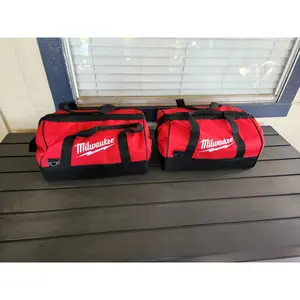 2-Pack NEW Milwaukee Large Contractor Tool Bags - 16" x 10" x 9" 2-Pack NEW Milwaukee Large Contractor Tool Bags - 16" x 10" x 9"