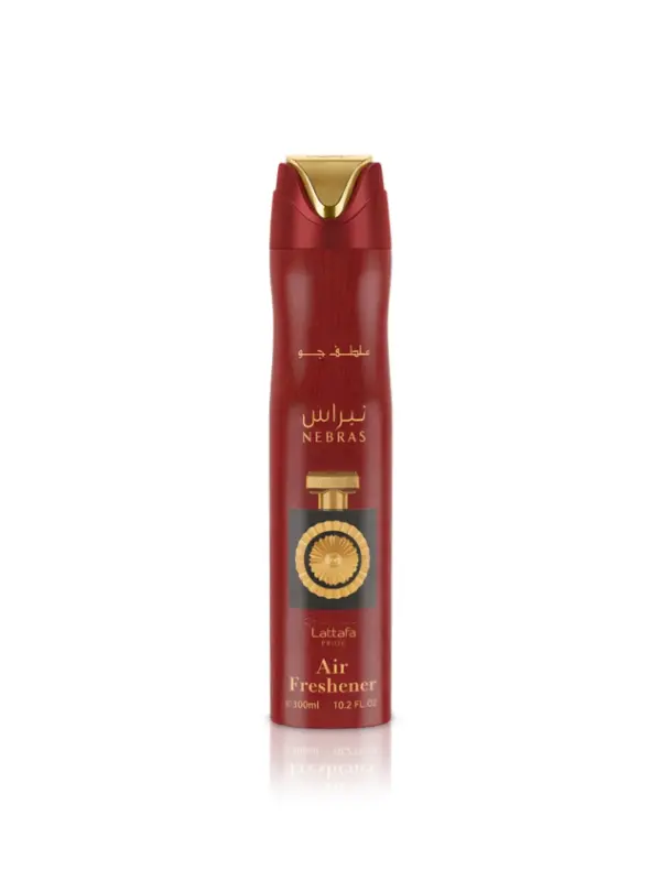 Lattafa NEBRAS Scented Air Freshener - Vanilla Flower Aroma Fragrance, 300ml Unisex Beauty & Personal Care Product