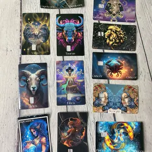 Zodiac credit card skin sticker decal