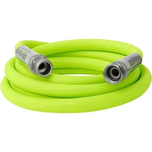 Flexzilla Garden Lead-in Hose 5/8 in, Lightweight All-Weather Water Hose, Durable and Flexible, Leak-Free Connections Standard Grip