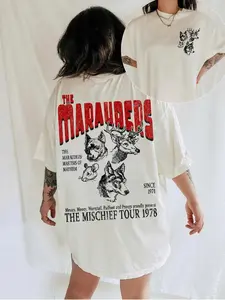 Marauders Shirt UNISEX Comfort Colors 70s Wizards Marauders World Tour Universal Vacation Pottery T Shirt Aesthetic ATYD T Subtle HP Shirts