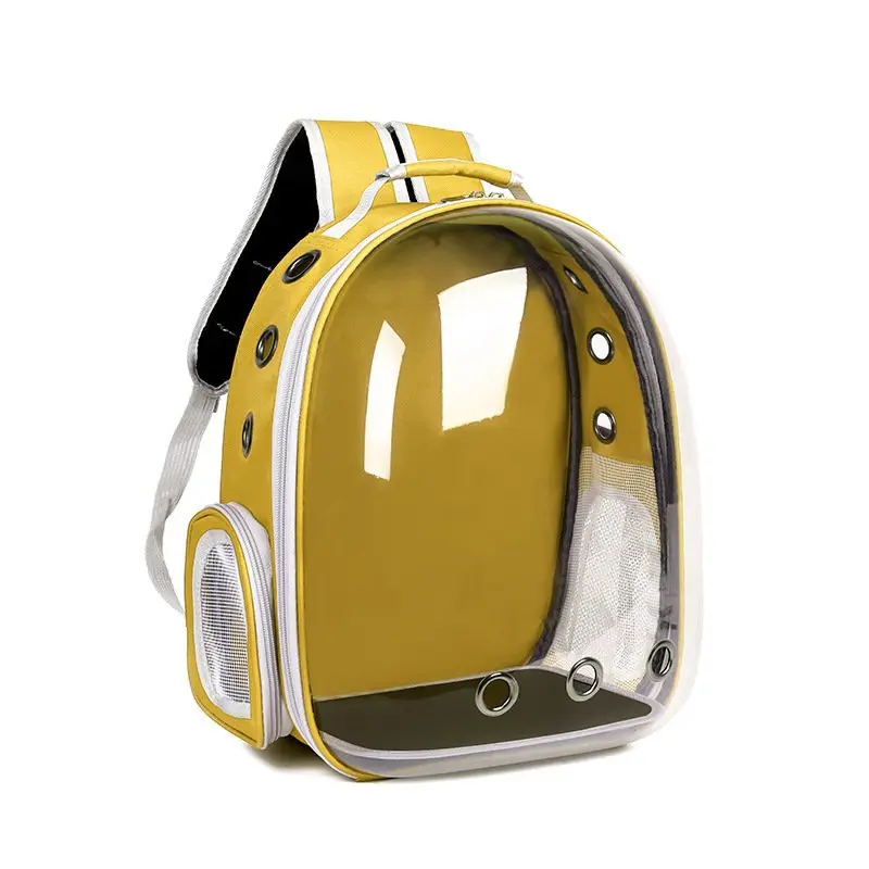 Pet Portable Carrier Backpack Space Capsule Travel Dog Cat Bag Transparent