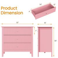3 Drawers-Pink