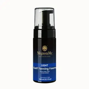MegustaMe Light Self Tanning Foam – 5.2 Fl Oz, 1 Hour Express, Streak-Free, Never Orange, Moisturizing, Vegan & Cruelty Free