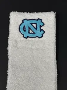 UNC North Carolina Tar Heels College Football QB Game Towel White Cotton New