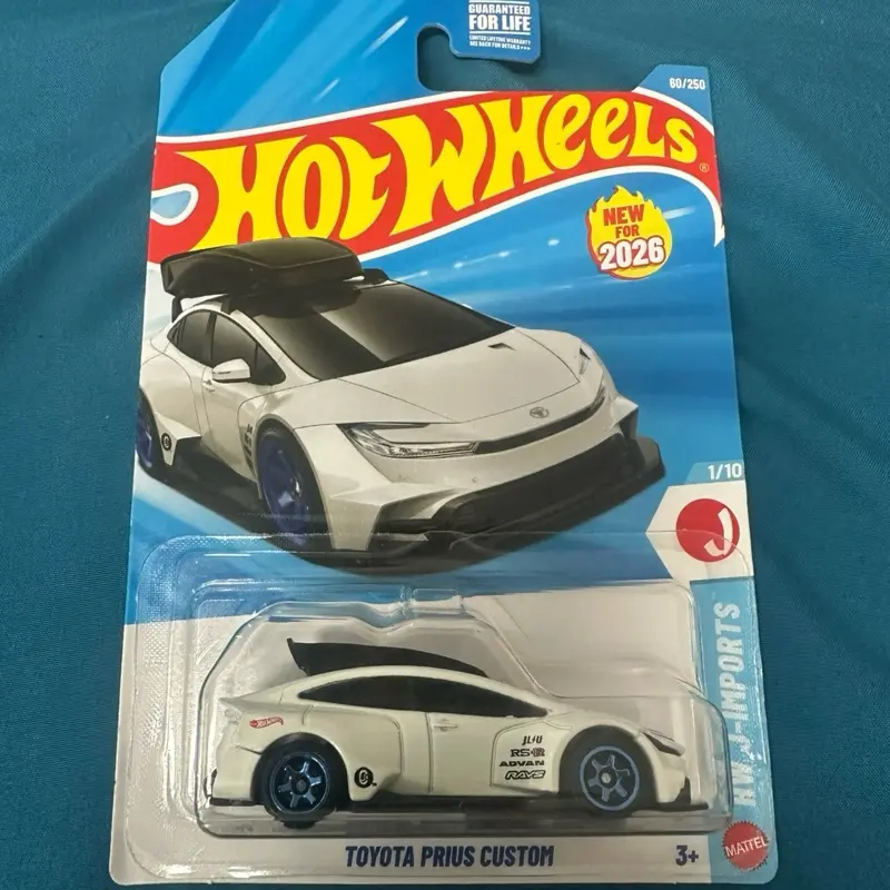 2026 HOT WHEELS TOYOTA PRIUS CUSTOM HW J-IMPORTS 1/10 WHITE - SHIPS FAST!