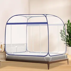 Mosquito Net for Patio Bed Tent  Size Portable Mosquito Netting (79 * 72 Inch Blue)