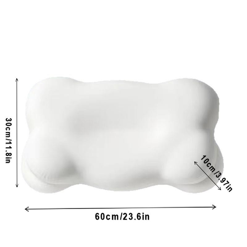 Cloud Pillow: Soft Memory Foam Cushion for Kids & Adults | Supportive Spine & Neck Care for Side Sleepers