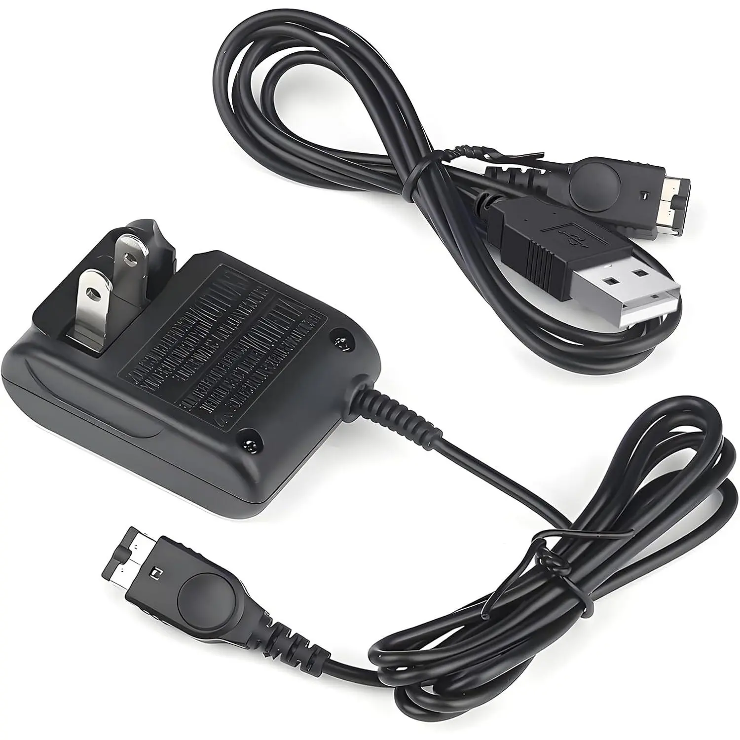 GBA SP Electronic Device Charger for Nintendo - AC Wall Plug, USB Cable, Portable & Compatible Interface Power Cord for Gameboy Advance SP/DS Gaming Accessories