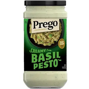 Prego Creamy Basil Pesto Pasta Sauce, 14.5 oz Jar Prego Creamy Basil Pesto Pasta Sauce, 14.5 oz Jar